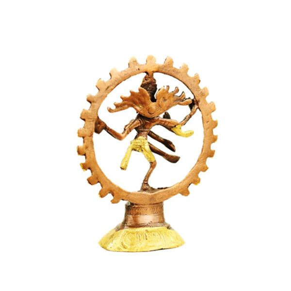 Shiva Nataraj brass monochrome 20cm 